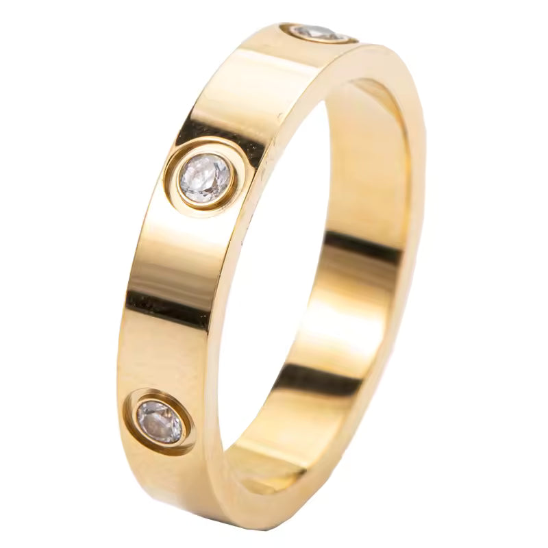 Trendy Stainless Steel Rose Gold Color