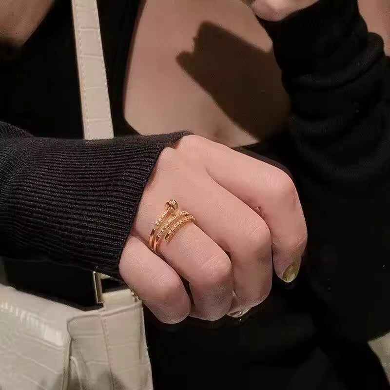 Gold-color Ring Ladies